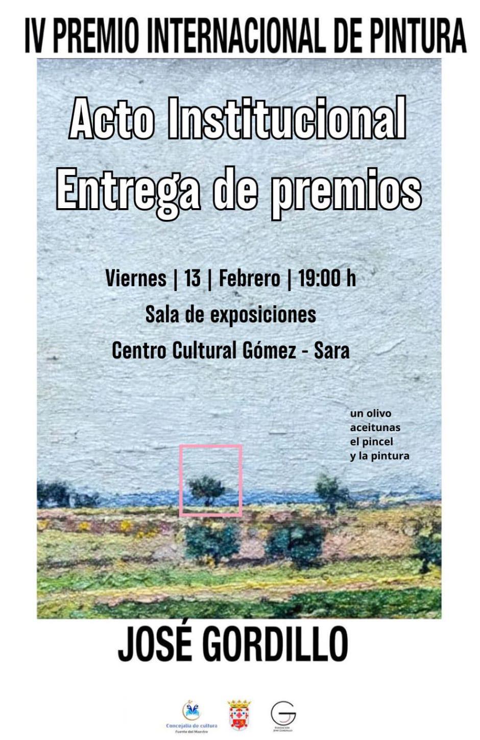 IV PREMIO INTERNACIONAL DE PINTURA "JOSÉ GORDILLO"